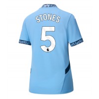 Manchester City John Stones #5 Domáci Ženy futbalový dres 2024-25 Krátky Rukáv